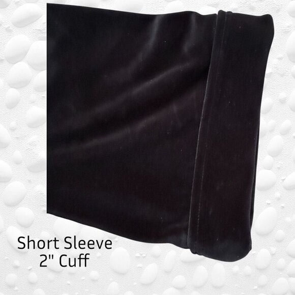 Gable & Guage Thick Black Velvet Square Style Top – Size L - Like New - Picture 5 of 6